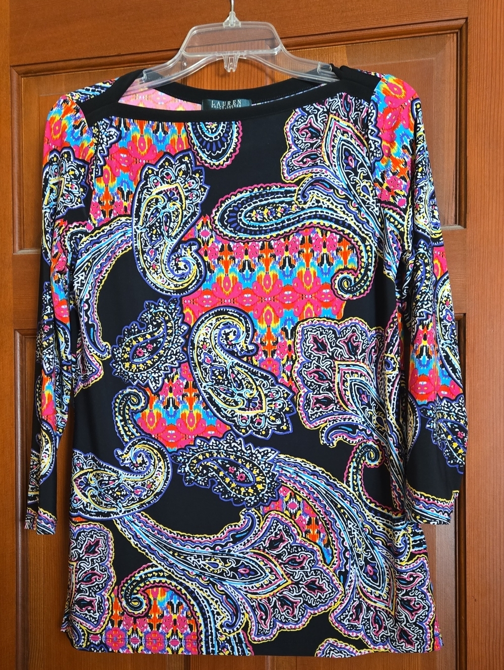 Ralph Lauren Multicolor Paisley  Top